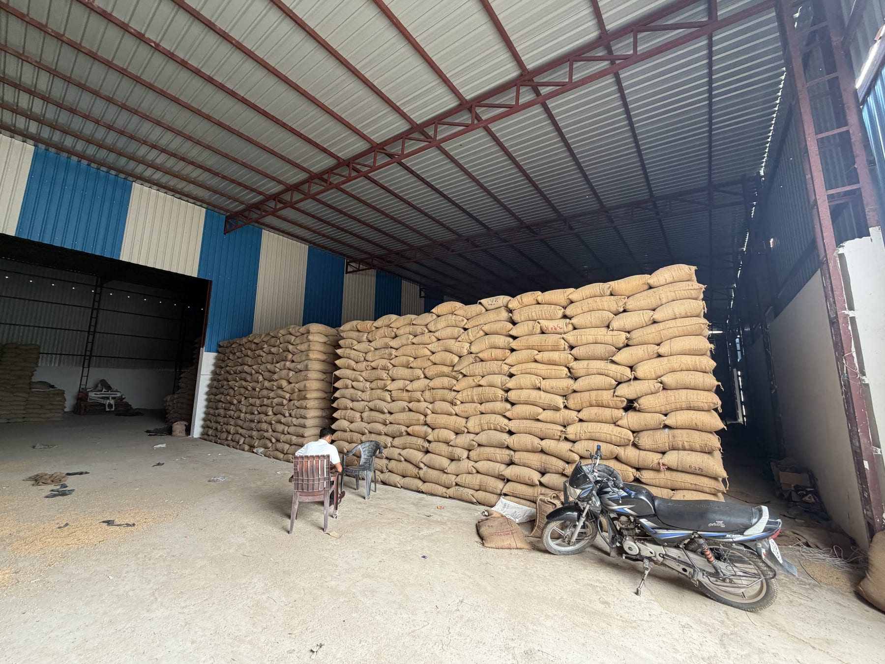 Seed storage warehouse